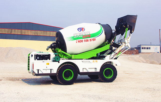 全自動自上料攪拌車